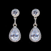 Angel White Stud Earrings for Glamorous Looks